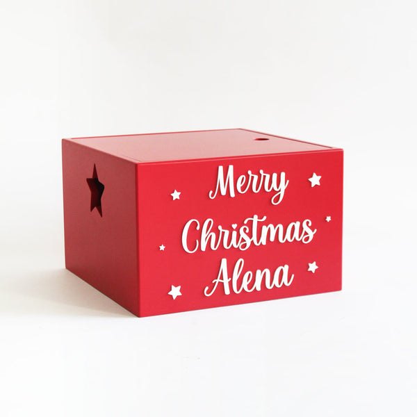 Merry Christmas Star Box
