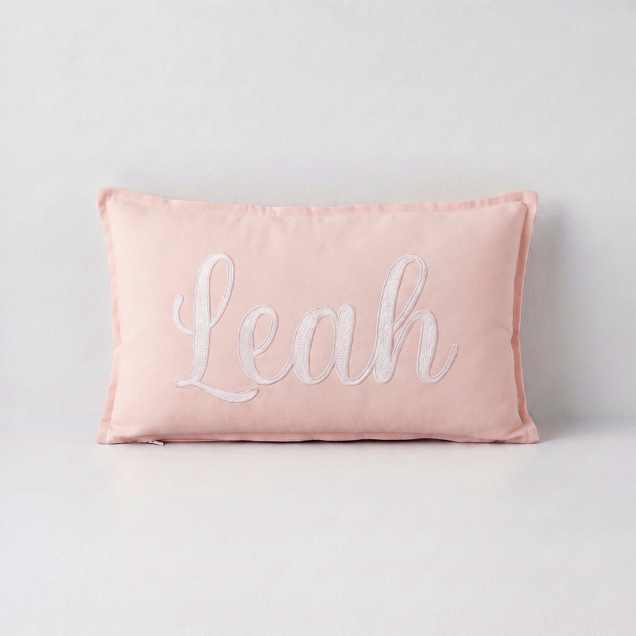 Embroidery Name Cushion - Cursive - Pink