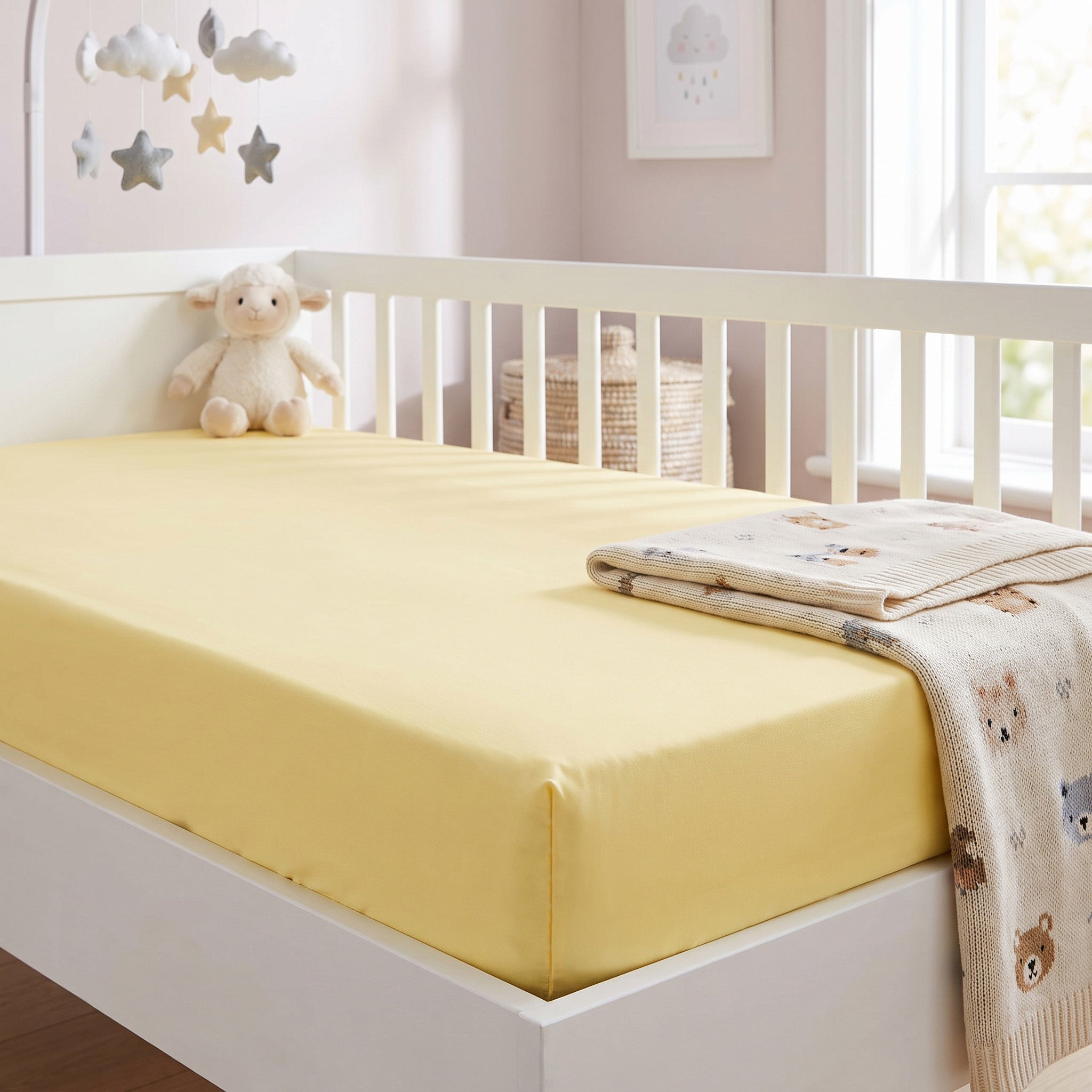 Solid Designs Crib Sheets