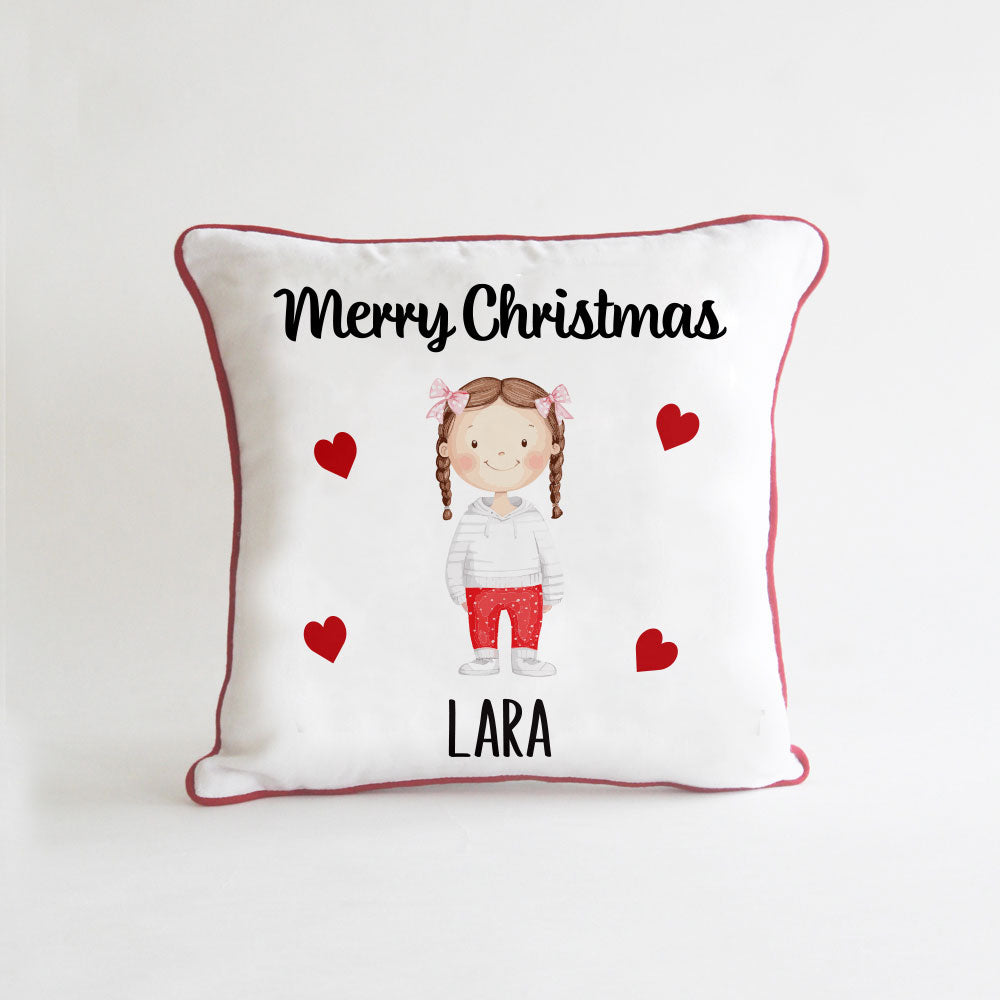 Adorable Square Family Cushion - 1 Person/Pet