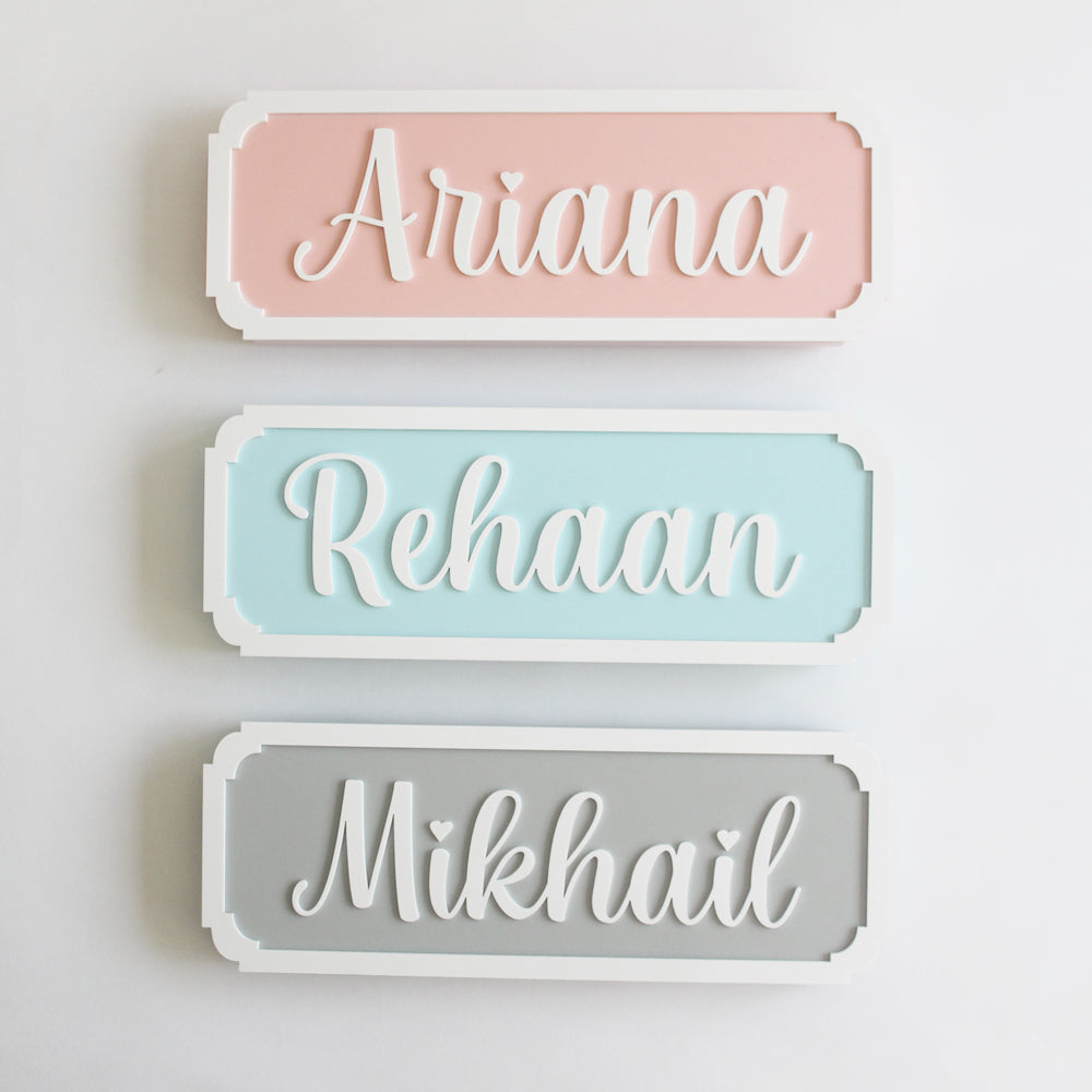 Name Plaque - Script