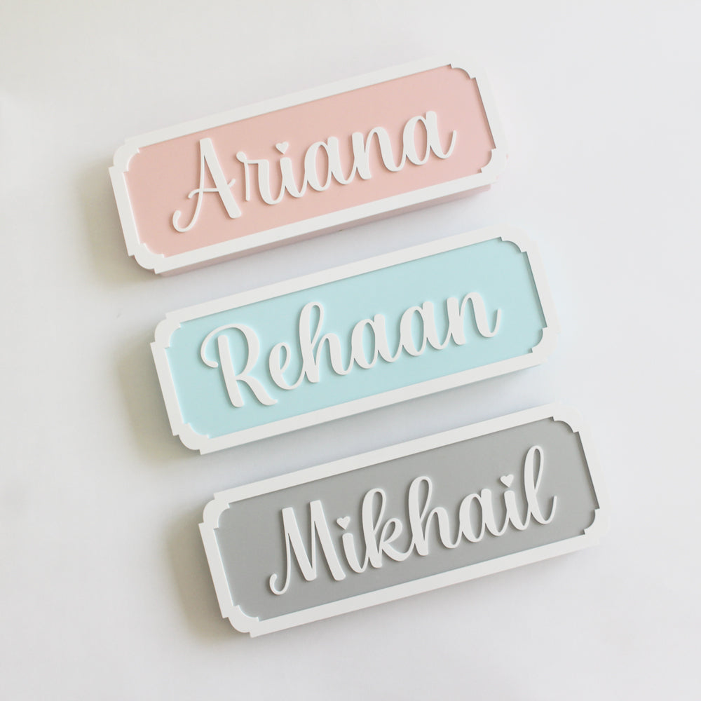 Name Plaque - Script