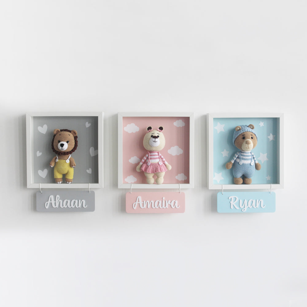 Leo the Lion - Shadow Box Frame