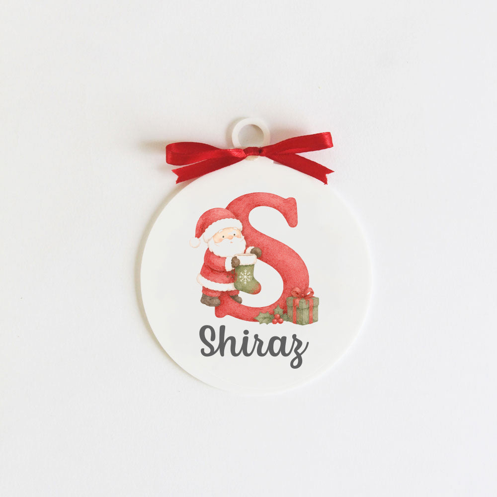 Alphabet Christmas Ornament