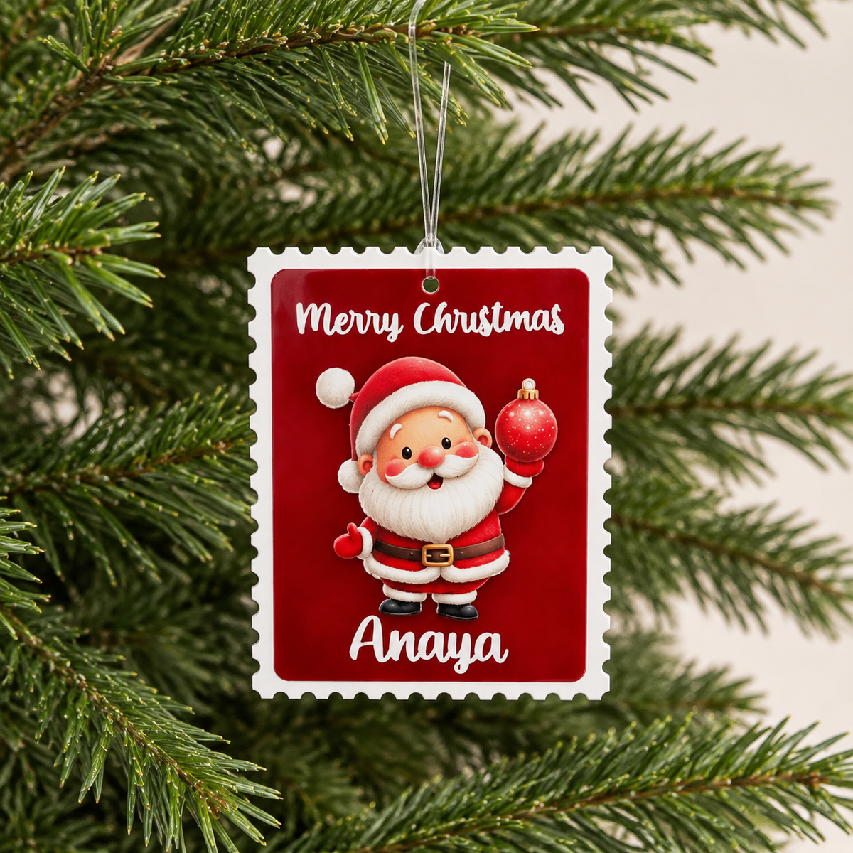 Christmas Stamp Ornament