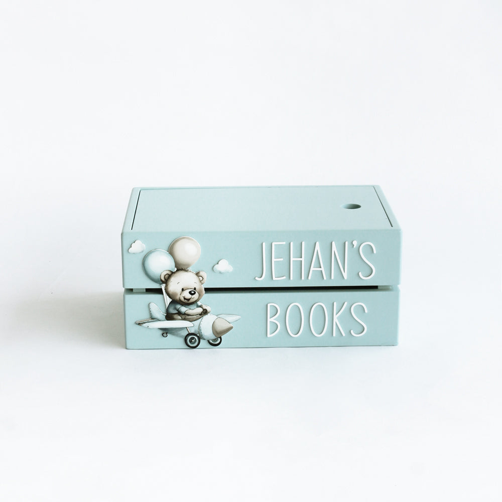 My Book Box - Blue - Teddy