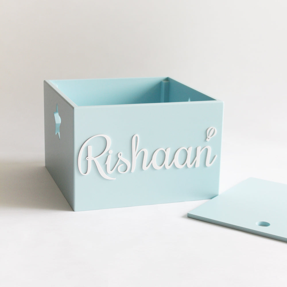 Personalized Star Box - Blue