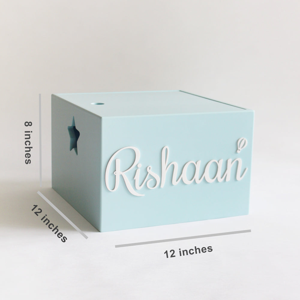 Personalized Star Box - Blue