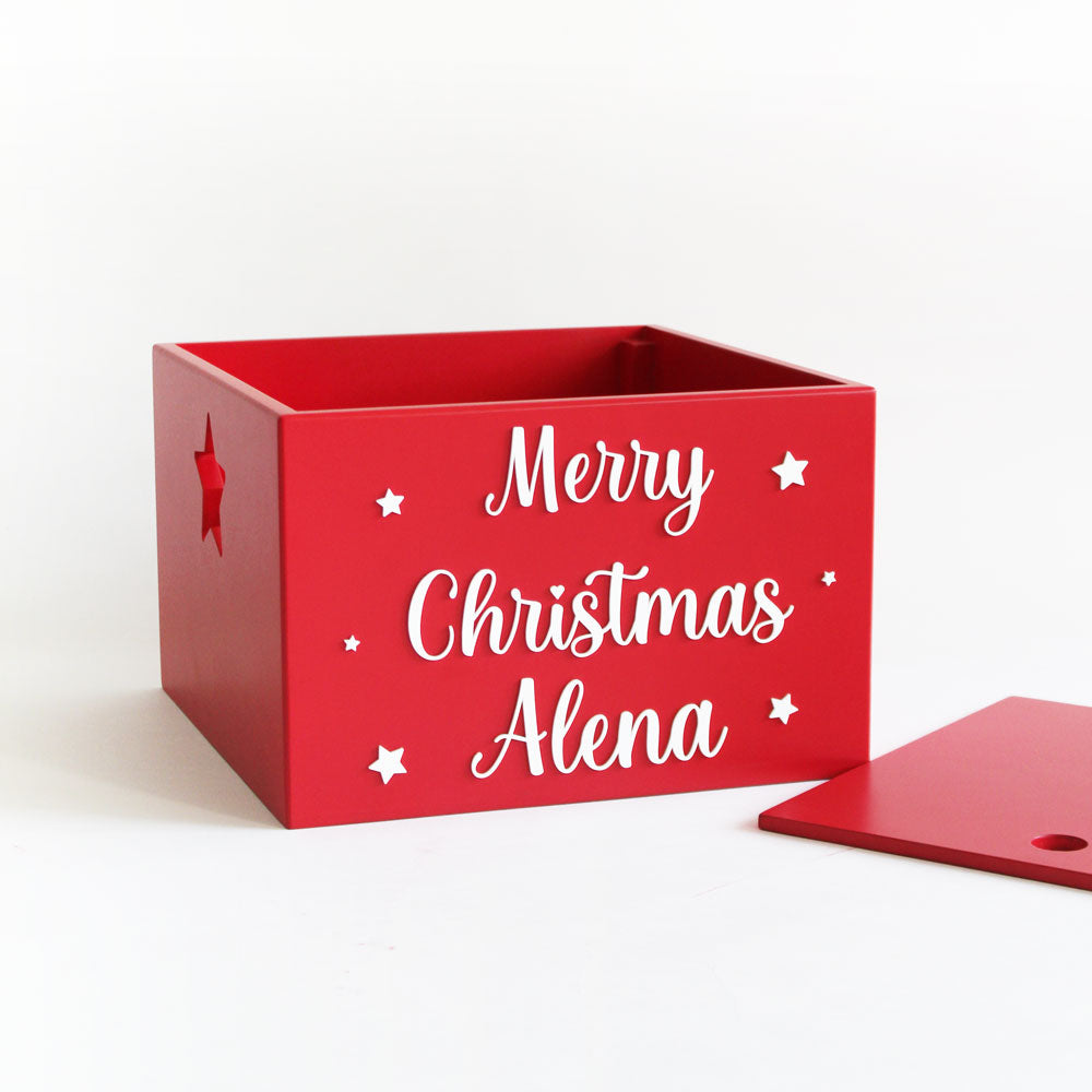 Merry Christmas Star Box