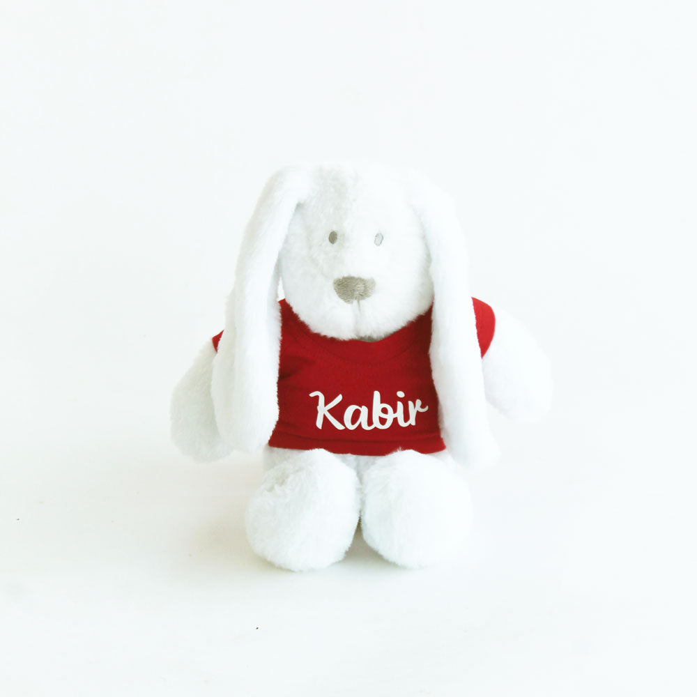 Christmas Name Bunny - With Tshirt