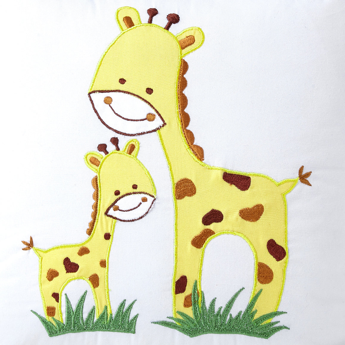 Giraffe Twill Filled Cotton Pillow 1 Pcs