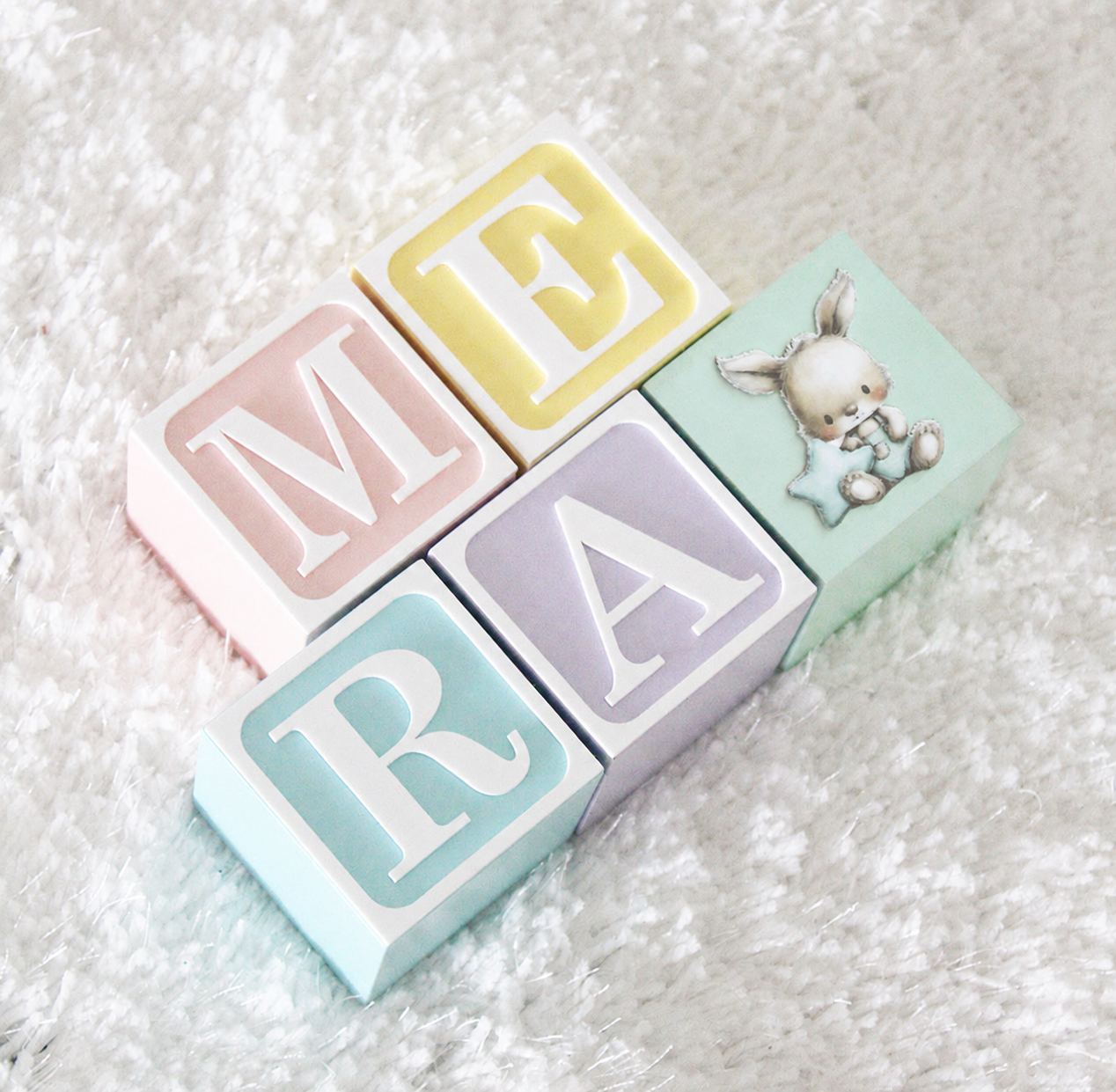 Name Blocks - Vintage