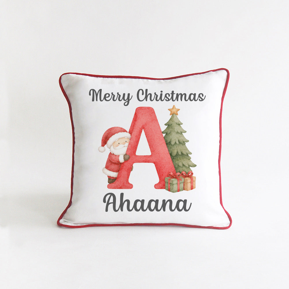 Christmas Alphabet Cushion