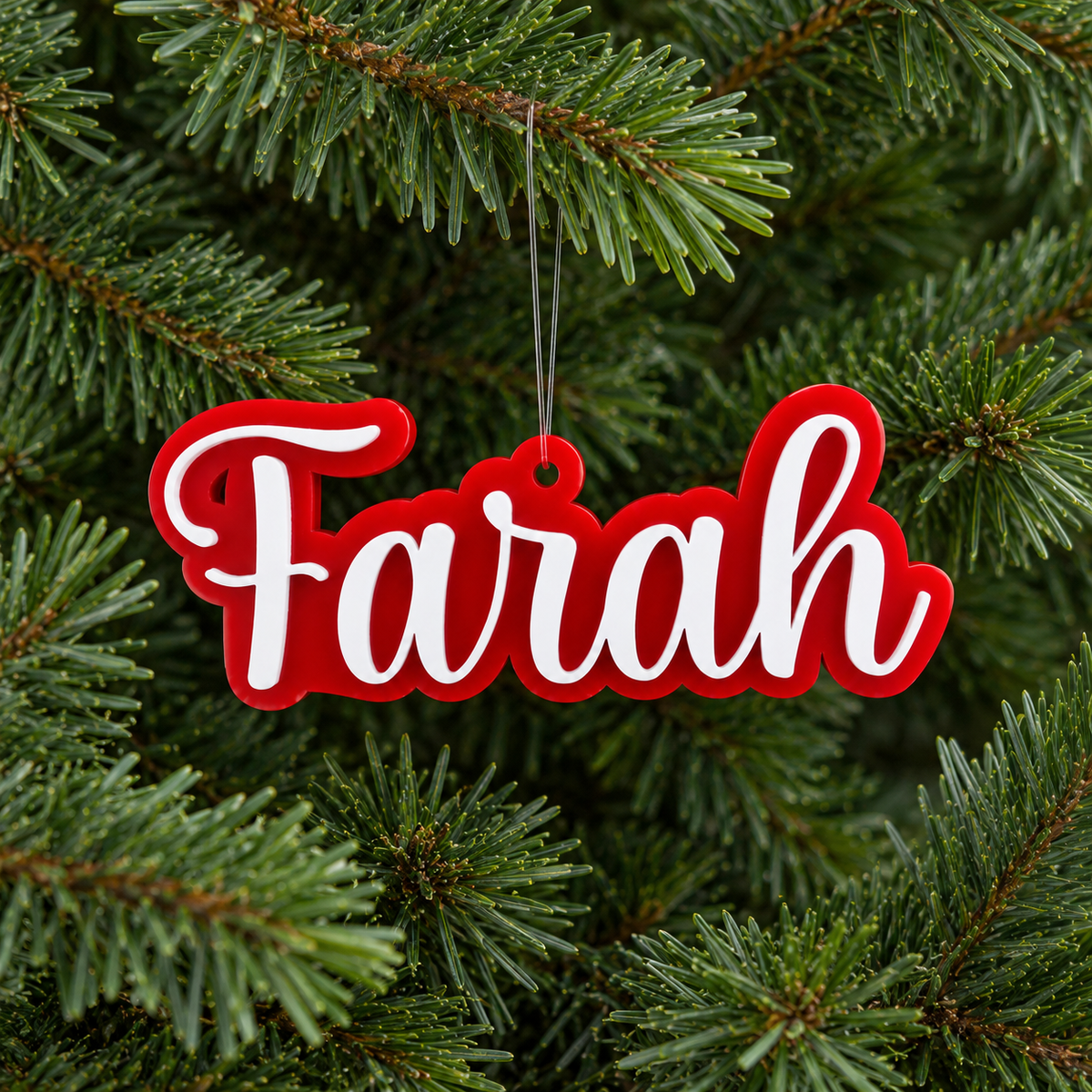 Name Christmas Ornament