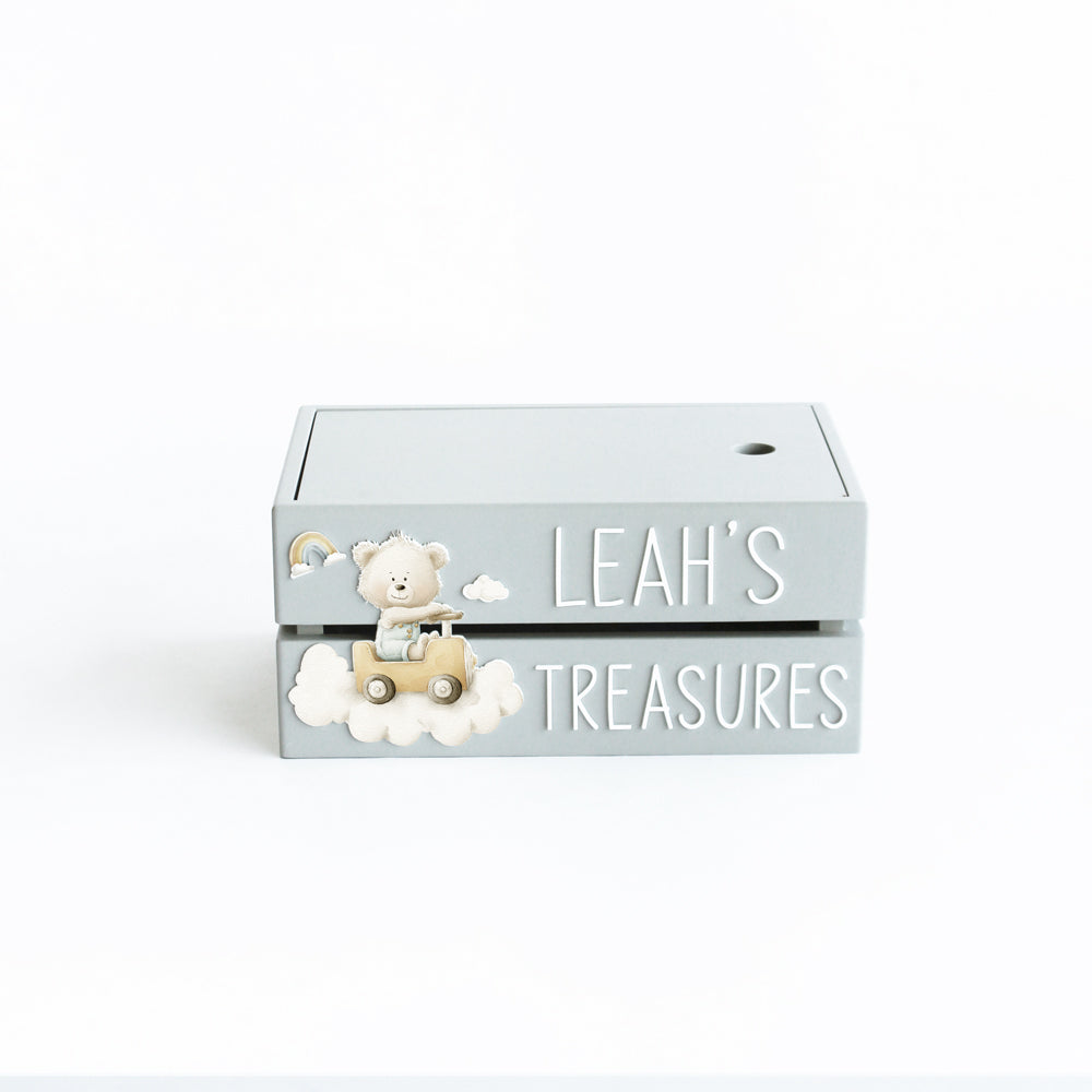 My Treasure Box - Grey - Teddy