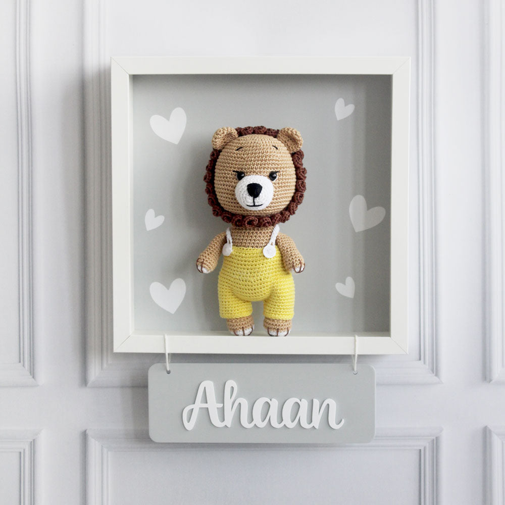 Leo the Lion - Shadow Box Frame