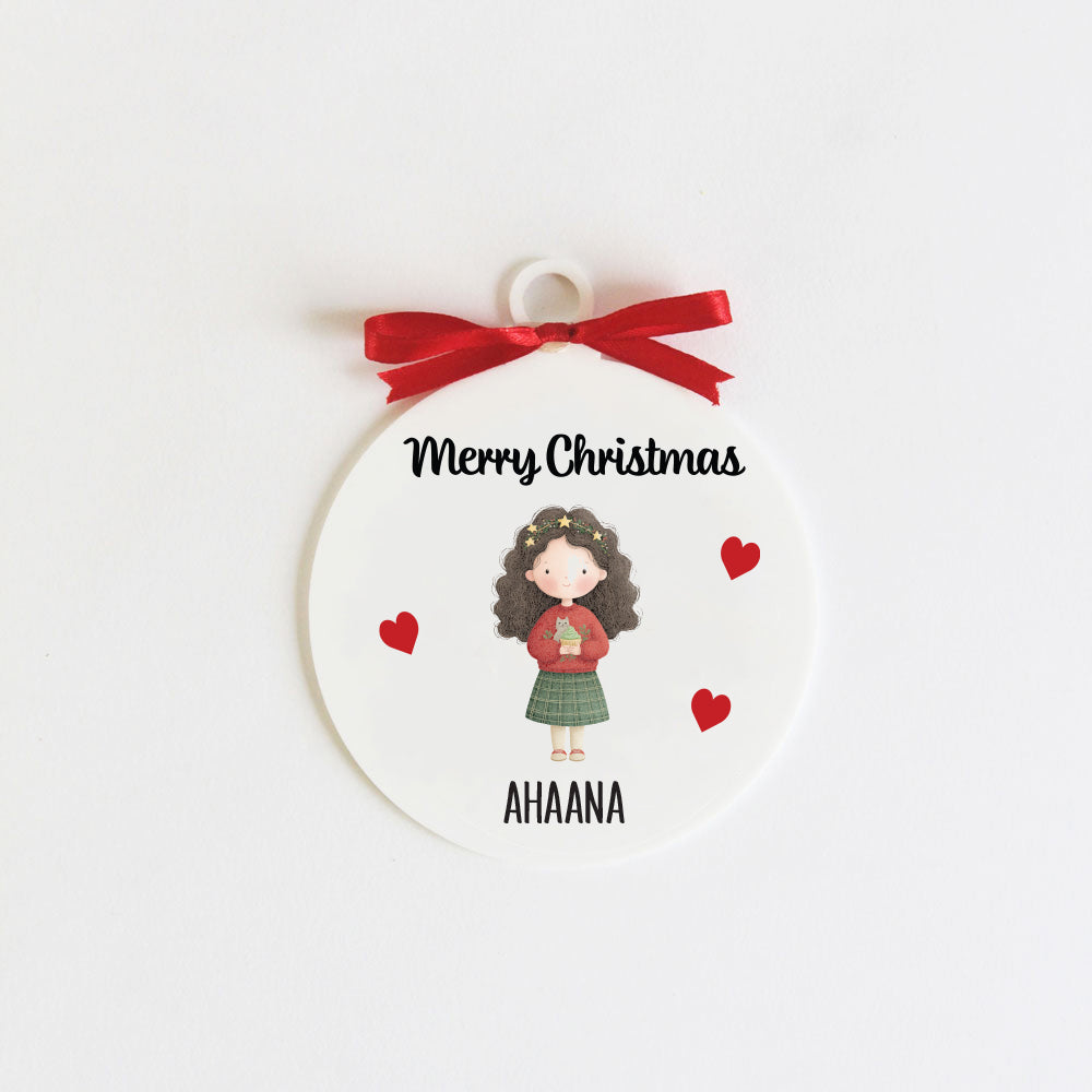 New Christmas Family Ornament - 1 person