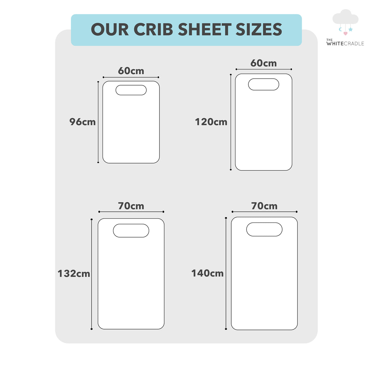 Softest Organic Cotton Crib Sheets in Pastel Colours