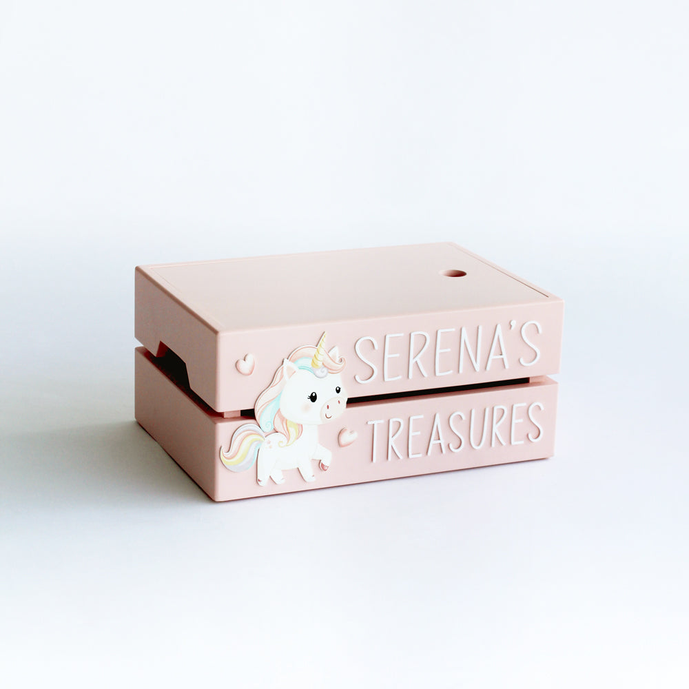 My Treasure Box - Pink - Unicorn