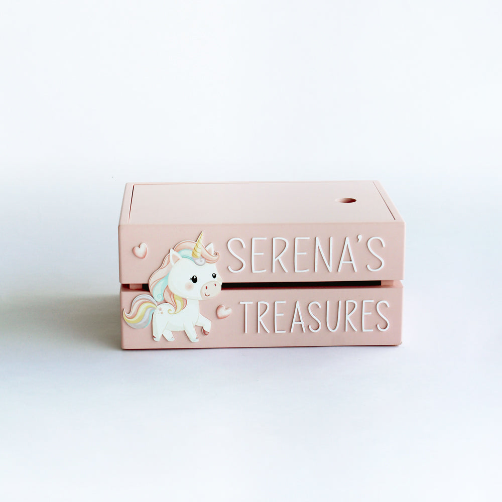 My Treasure Box - Pink - Unicorn