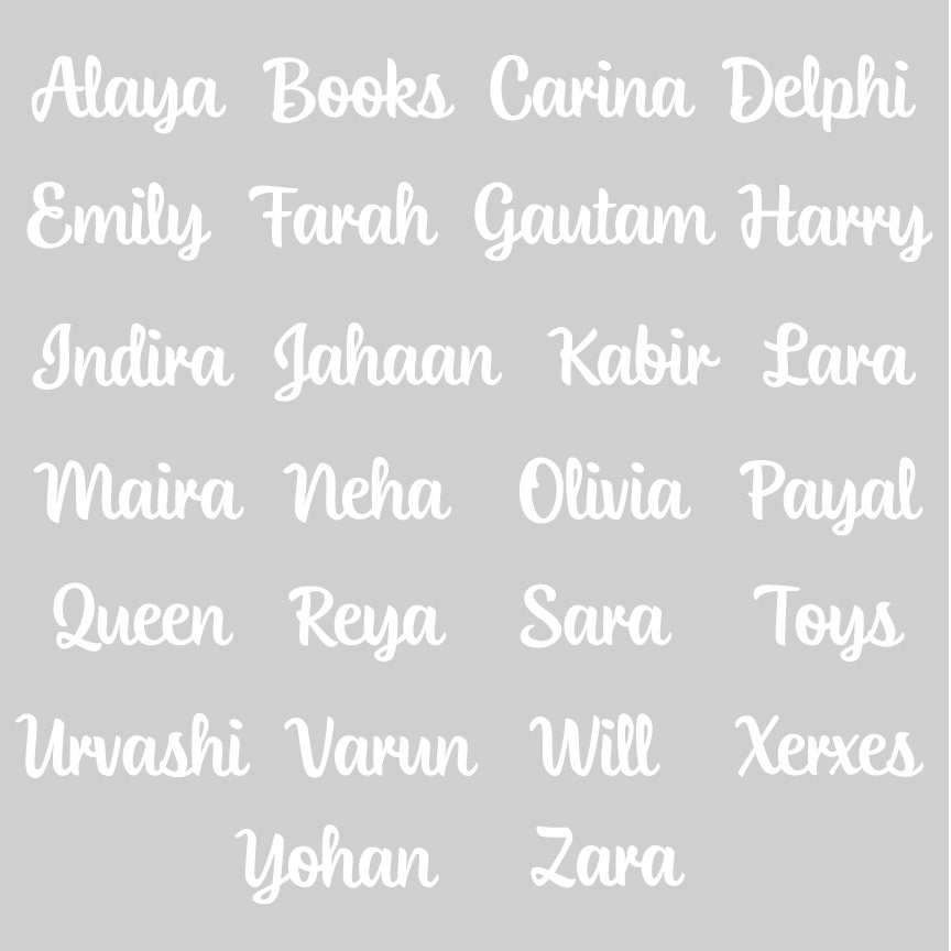 Name Plaque - Bunny - Grey