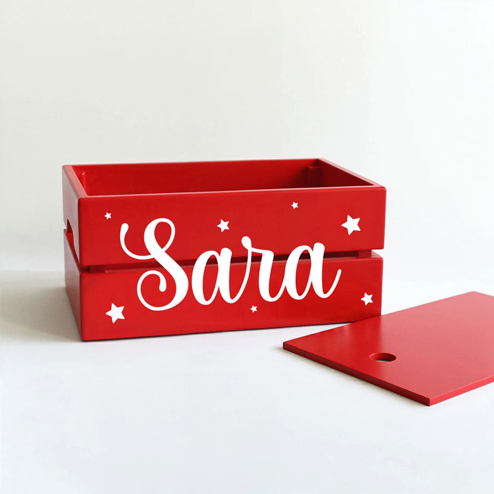 Personalized Name Box - Red