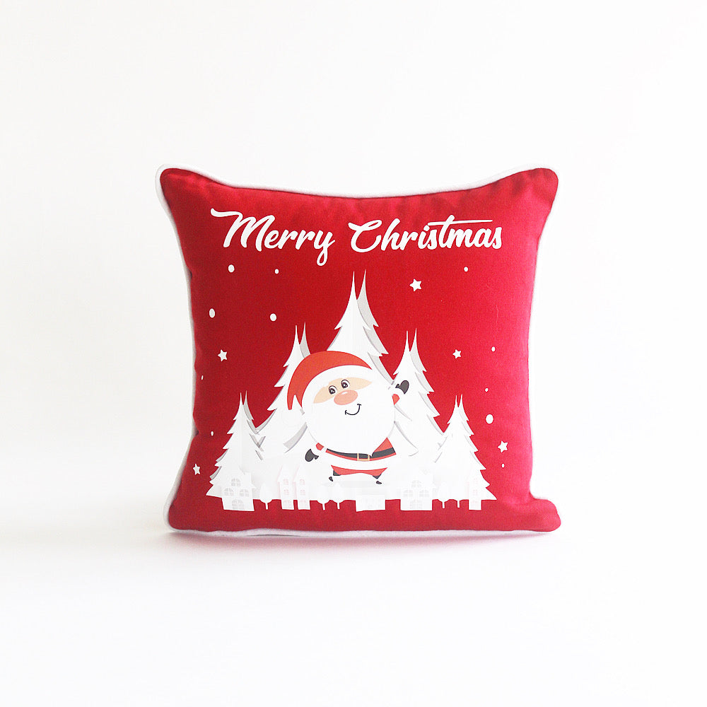 Christmas Santa Cushion - Red