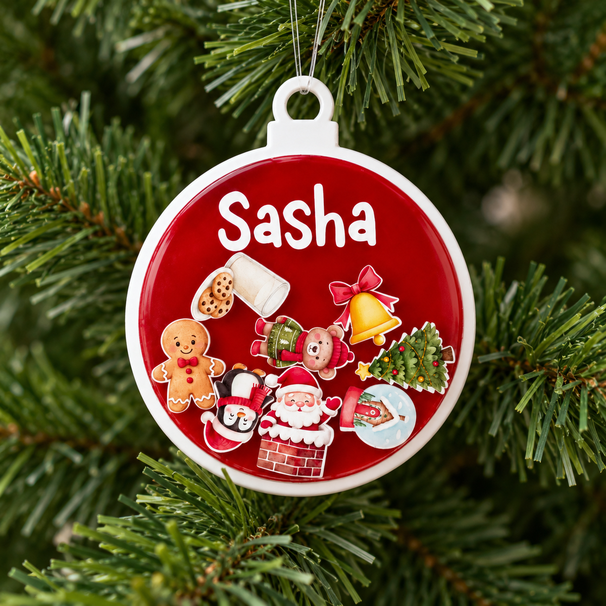 Round Shaker Ornament - Characters