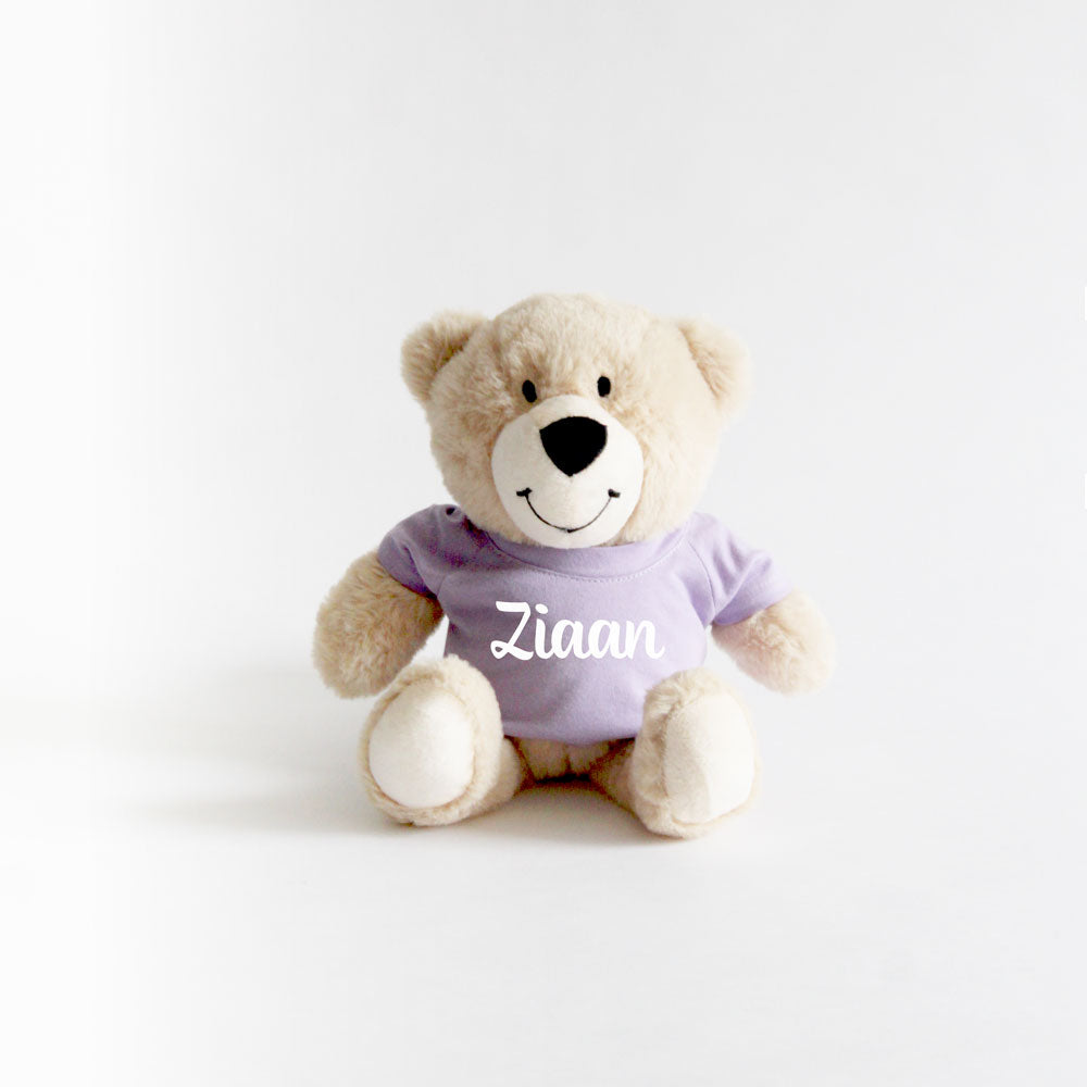 Name Teddy - Purple Tshirt