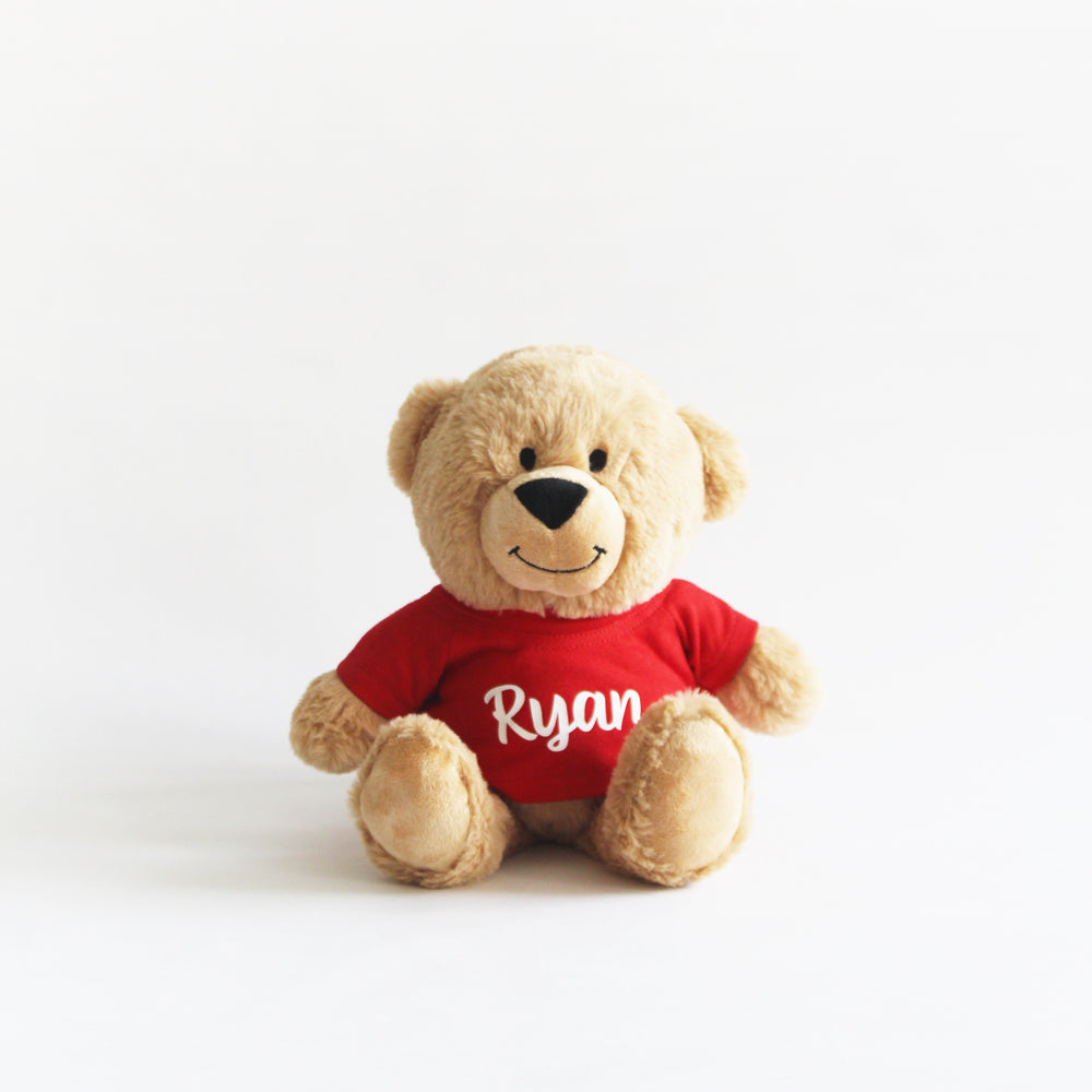 Christmas Name Teddy - With Tshirt