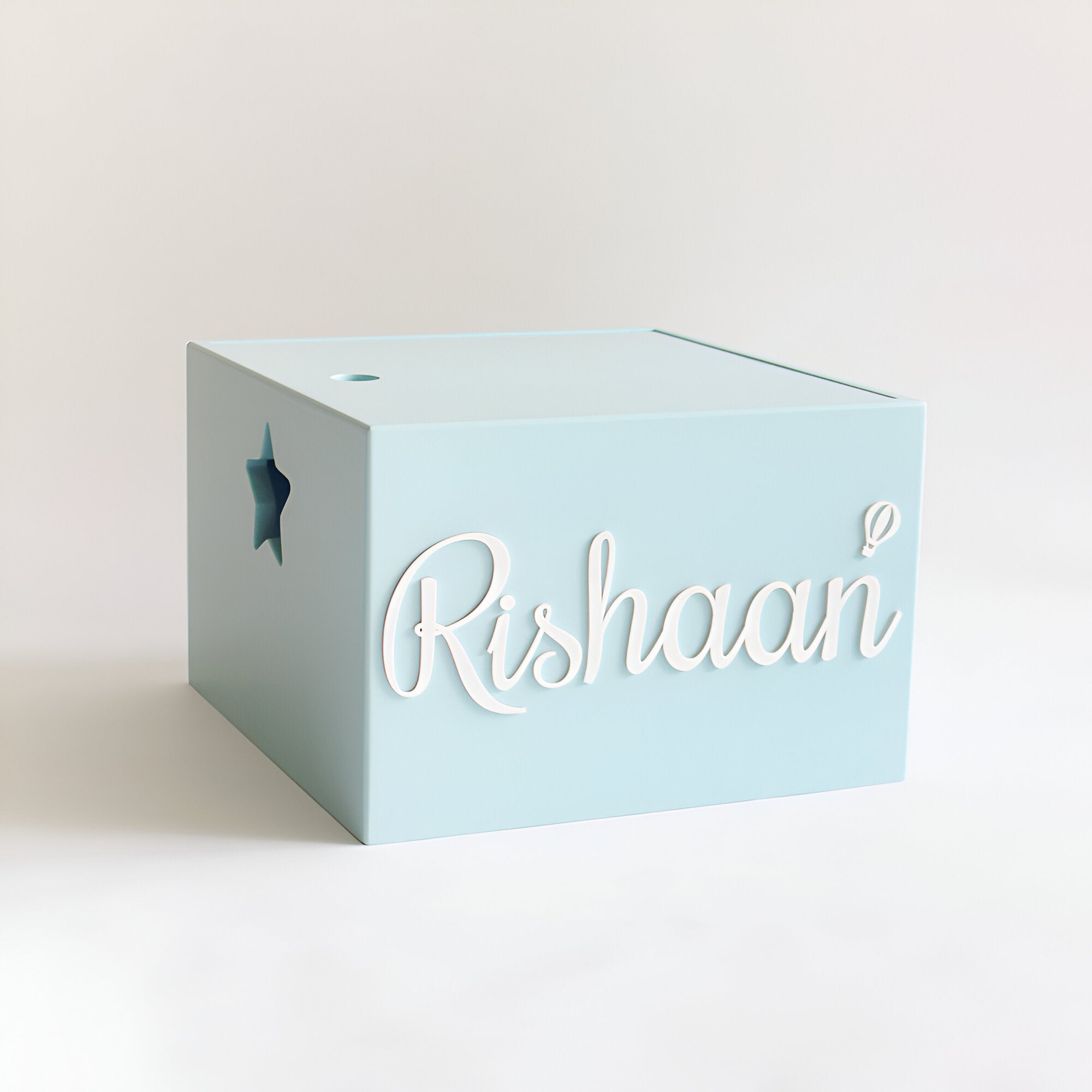 Personalized Star Box - Blue