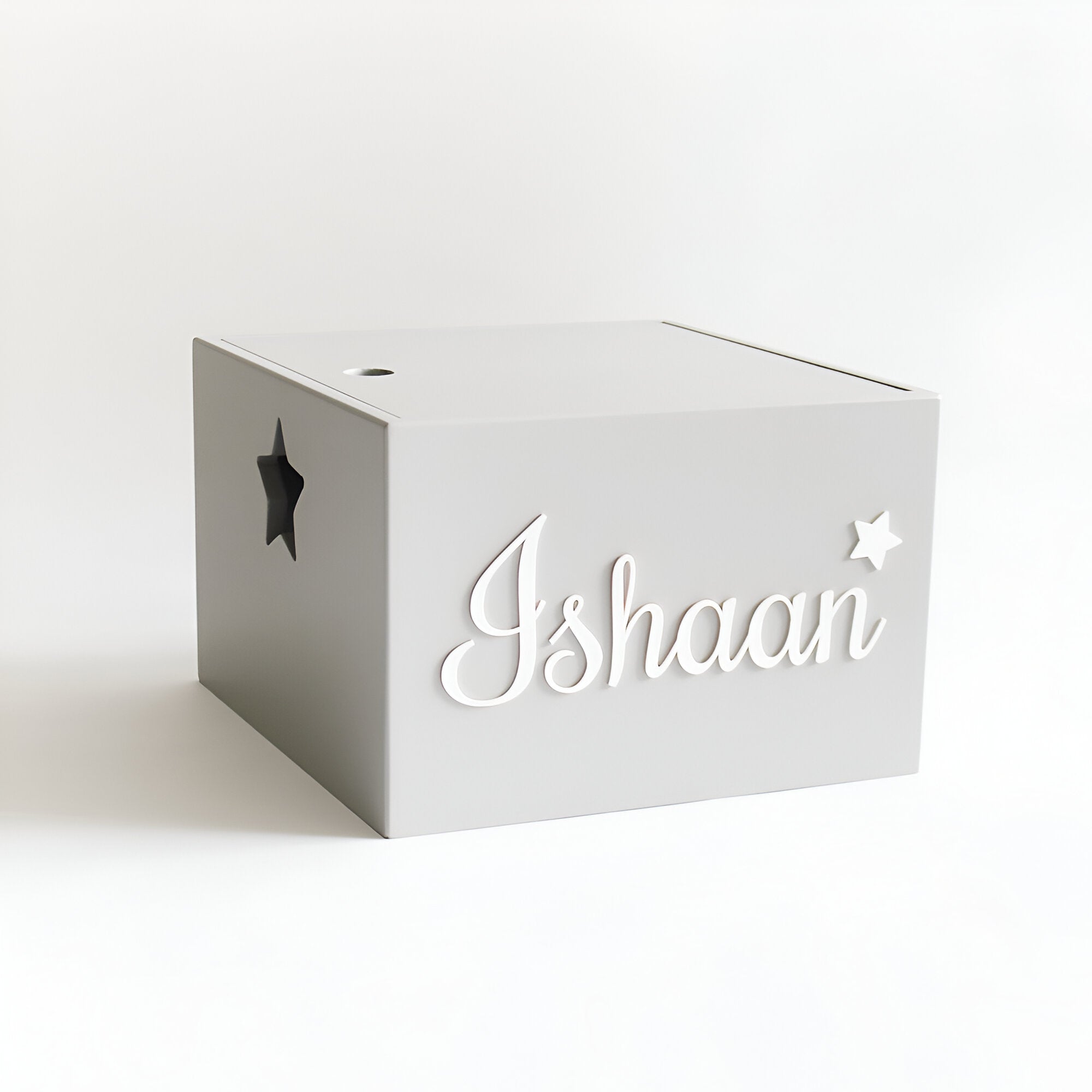 Personalized Star Box - Grey