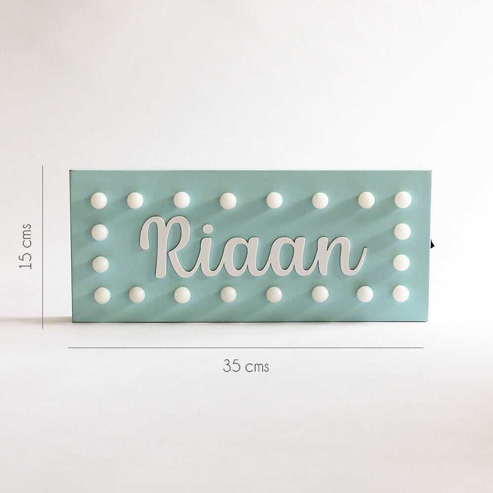 Hollywood Name Sign Light