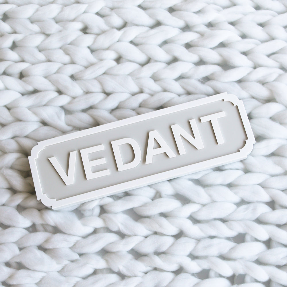 Name Plaque - 6 and 7 Letters