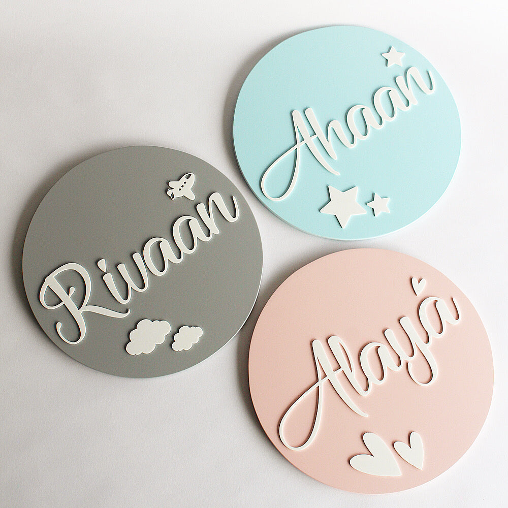 Name Sign - Heart Theme