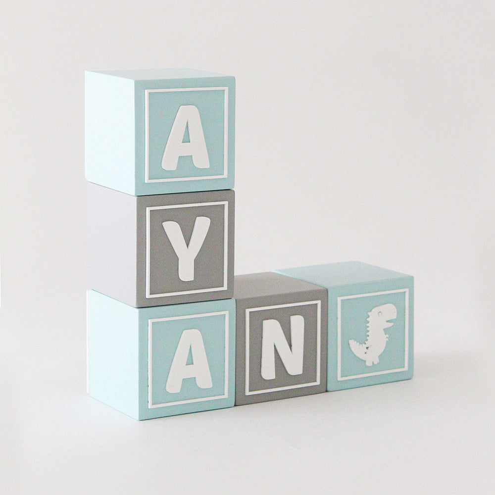 Name Block Mit Name Blocks - Contemporary – The Tiny Trove