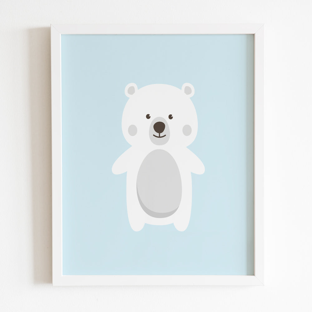 Baby Animal Frames Set - Blue