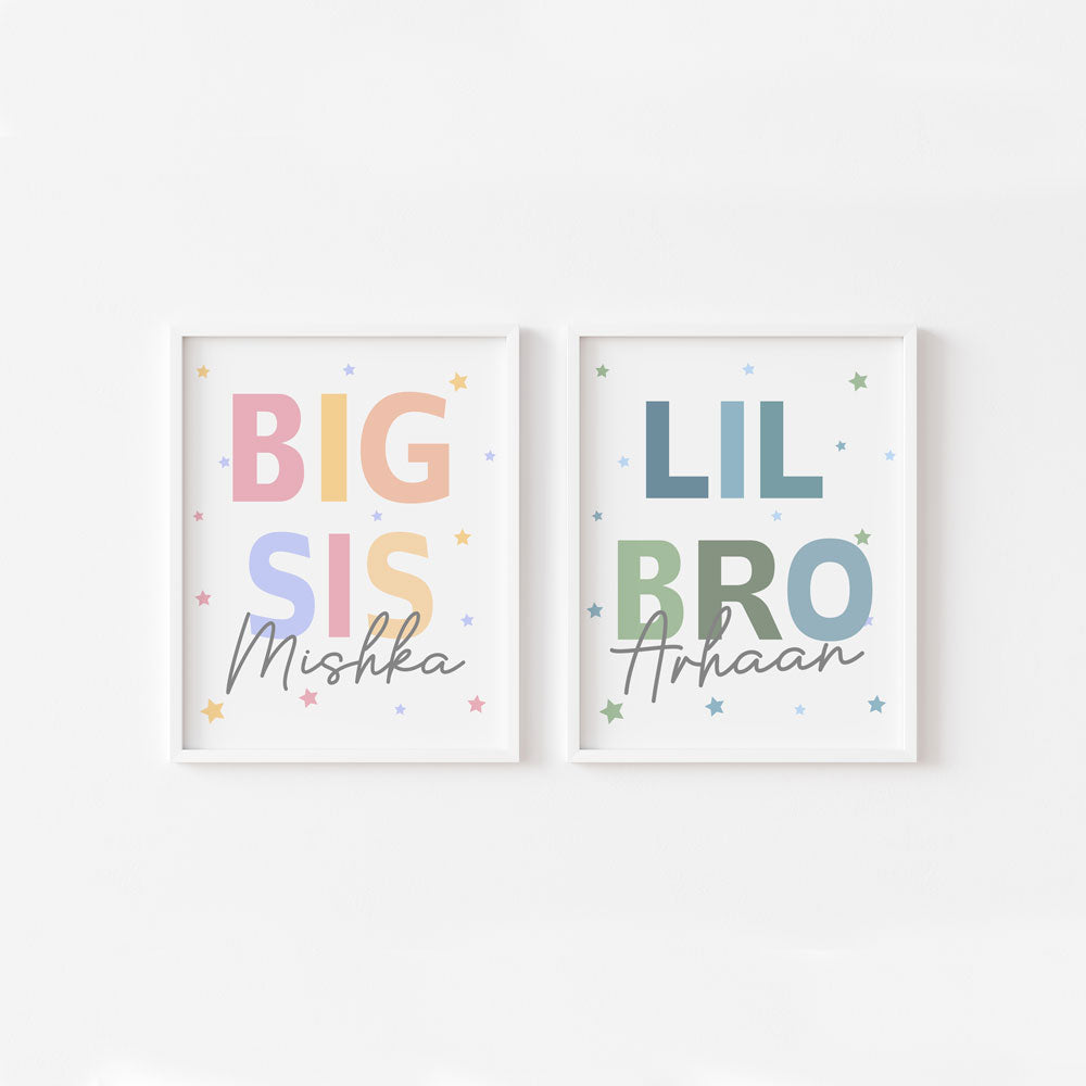 Big Sis Lil Bro Frame Set