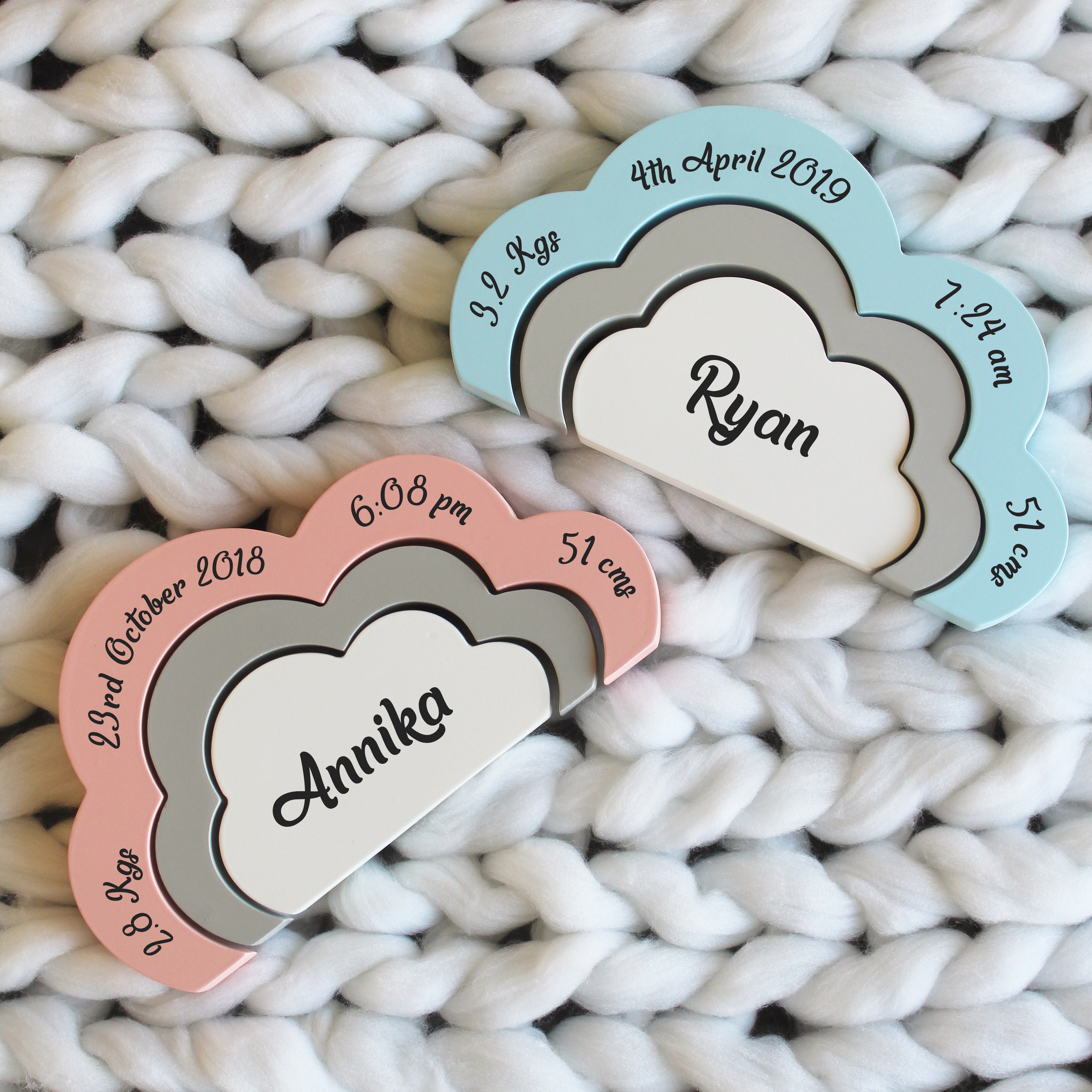 Birth Statistics Clouds