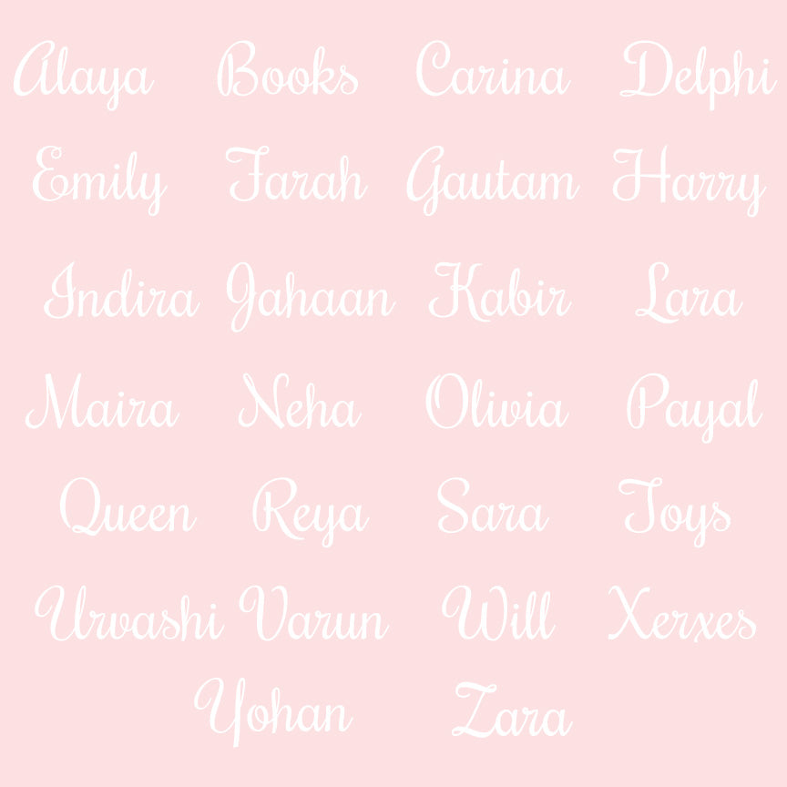 Personalized Name Box - Pink