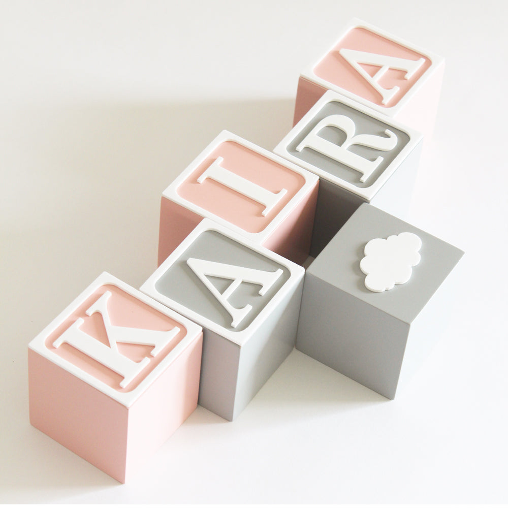 Name Blocks - Vintage