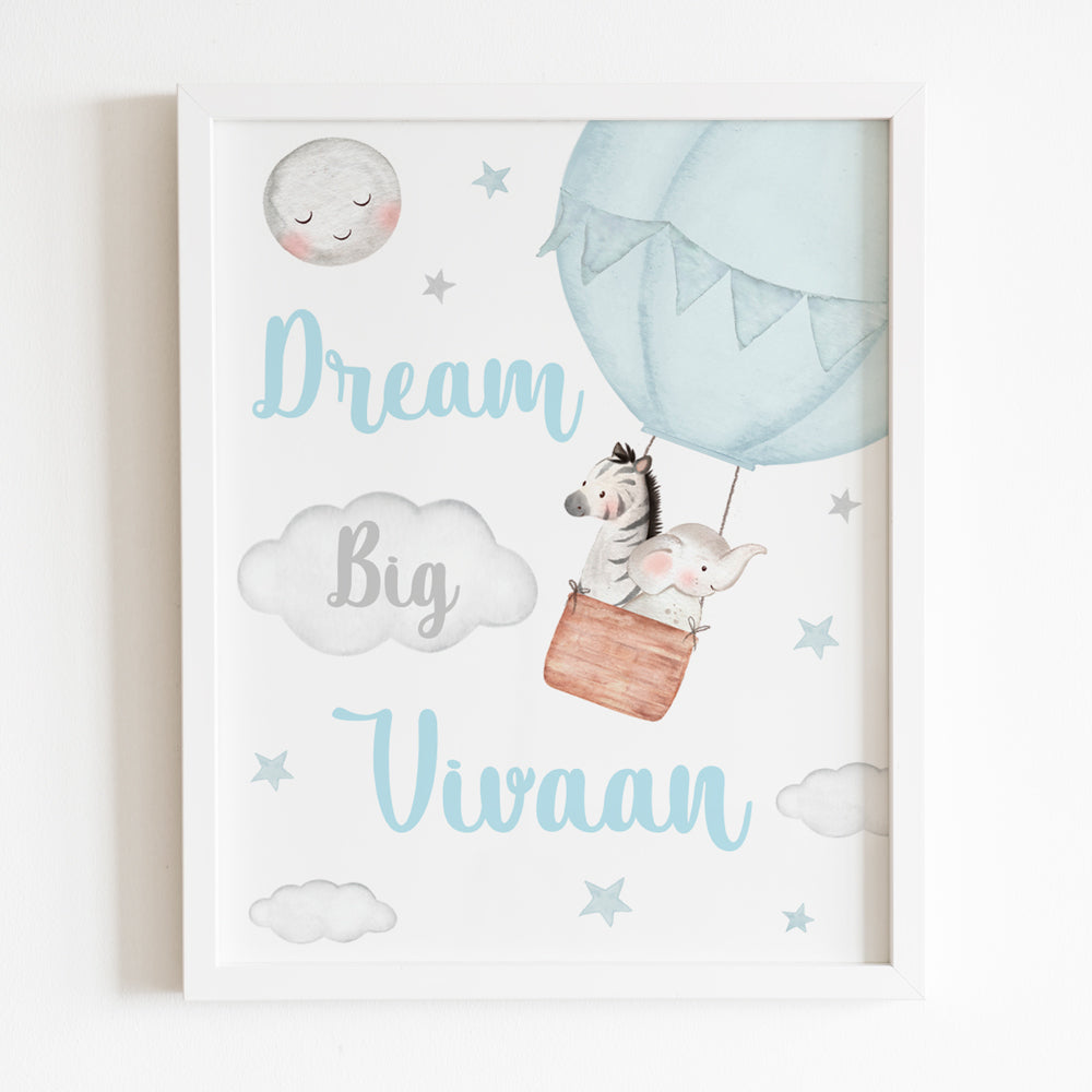 Dream Big Frame - Personalized