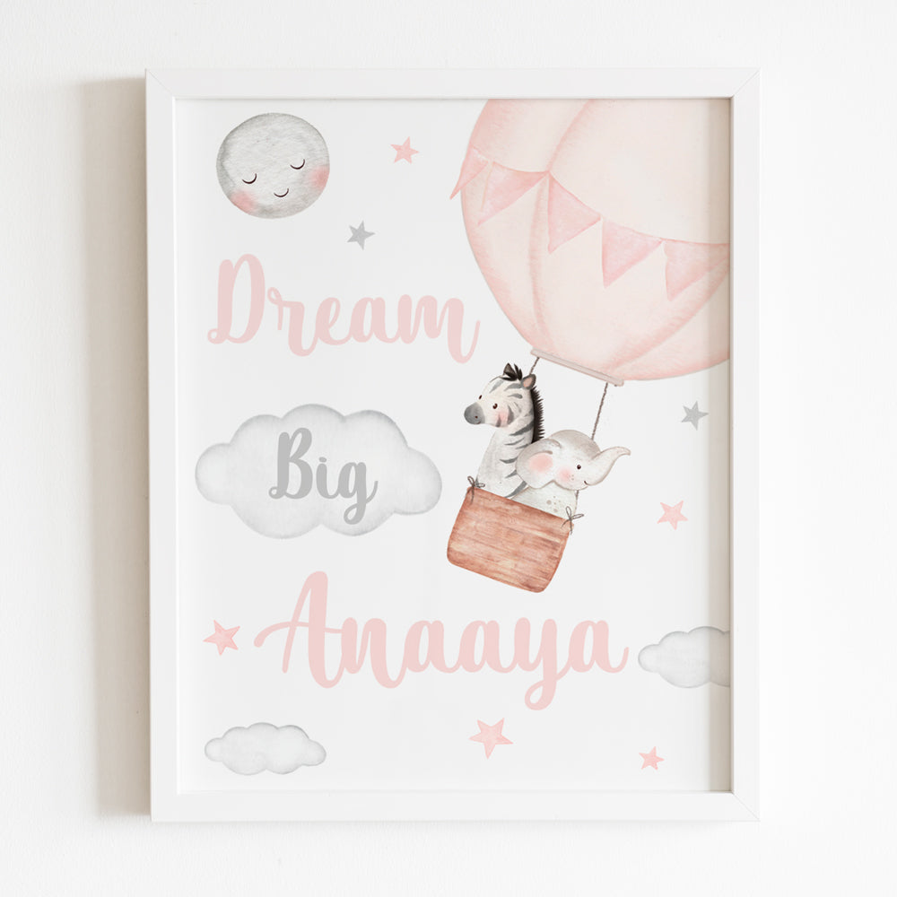 Dream Big Frame - Personalized