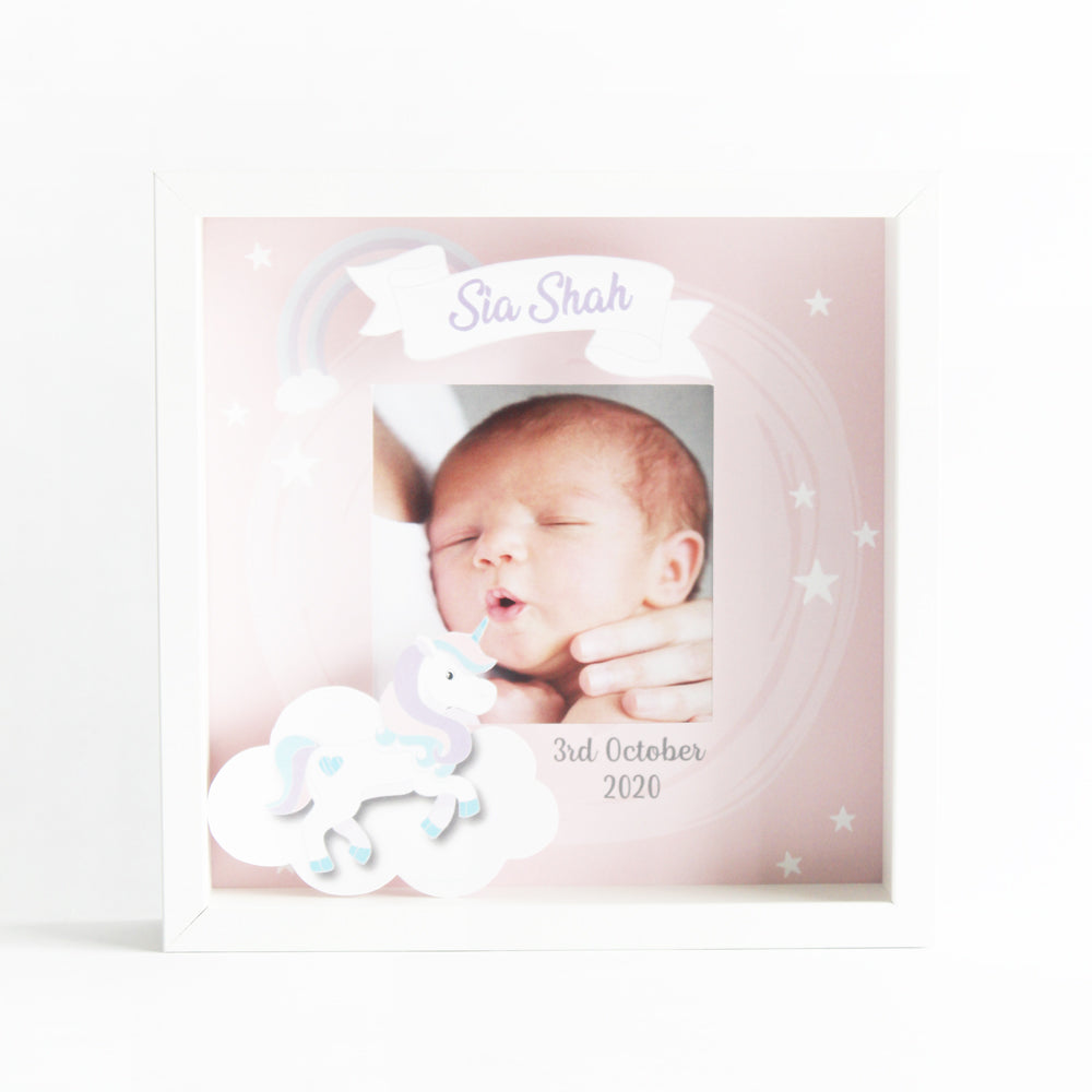 Shadow Box Frame - Unicorn