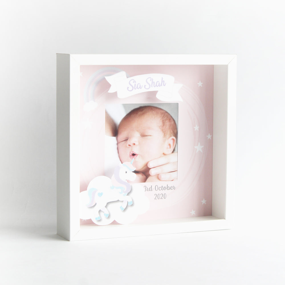 Shadow Box Frame - Unicorn