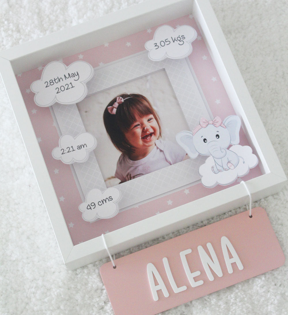 Shadow Box Frame - Ellie - Pink