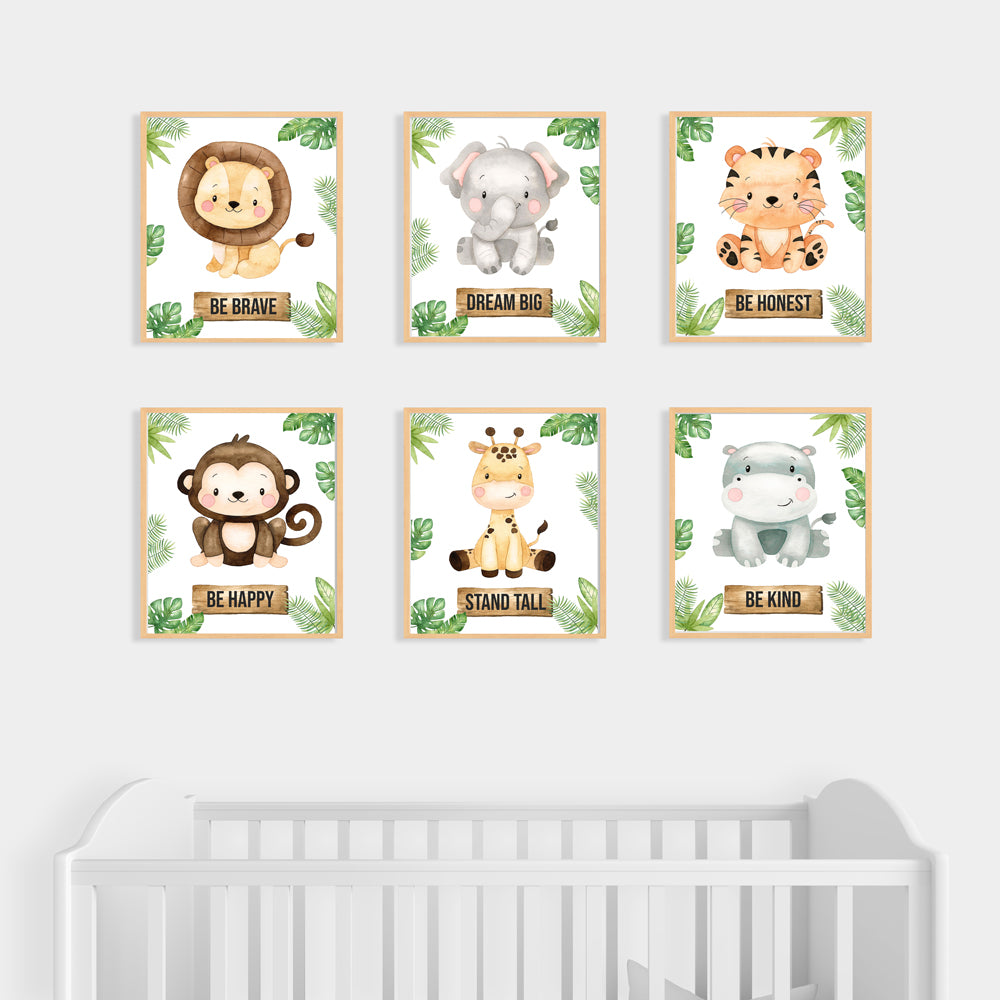 Jungle Theme Frames Set