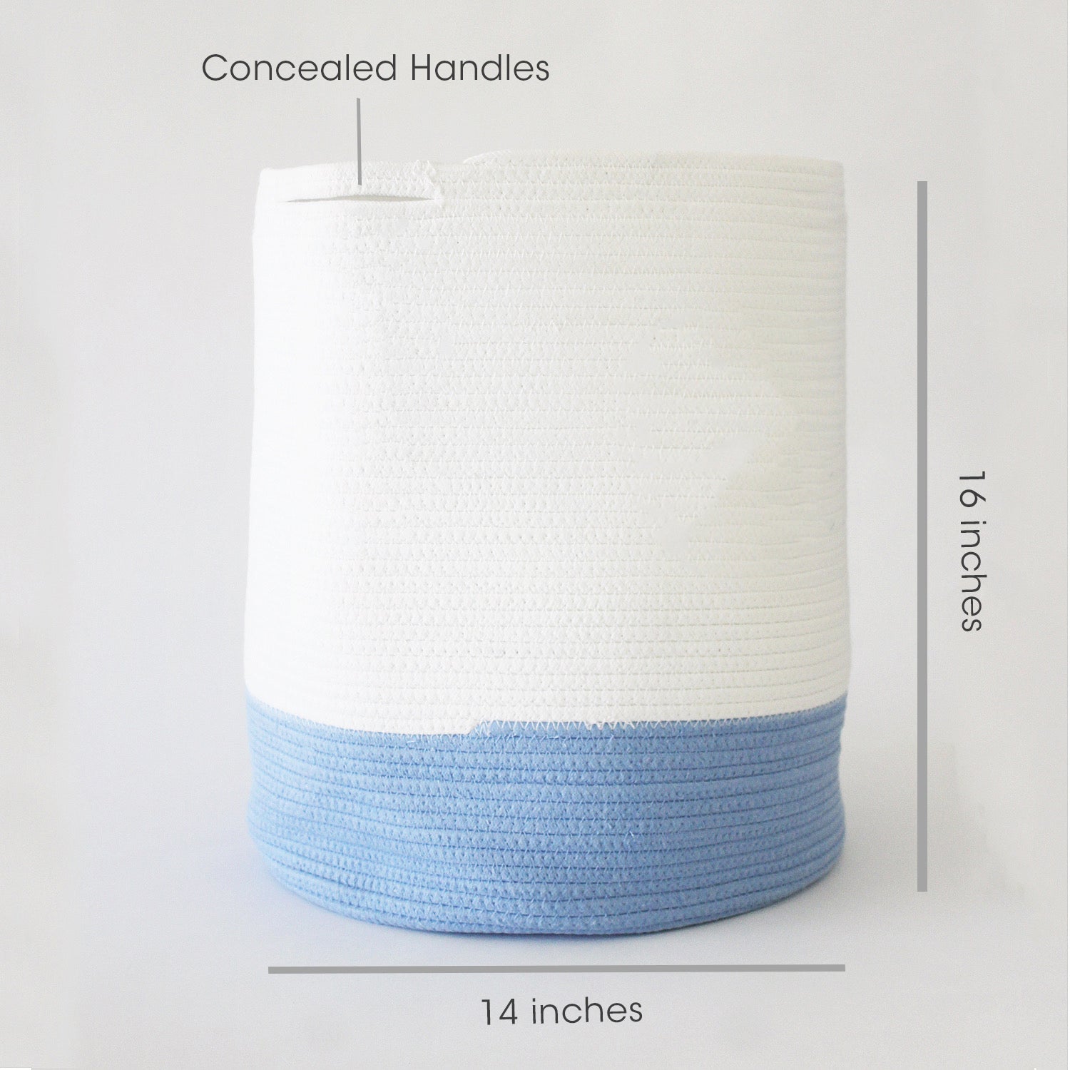 Storage Basket - Large - Panda Theme - Blue