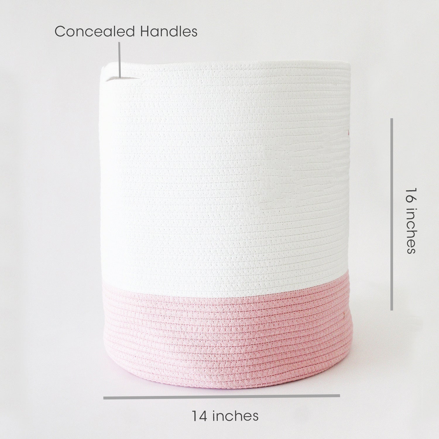 Storage Basket - Large - Panda Theme - Pink