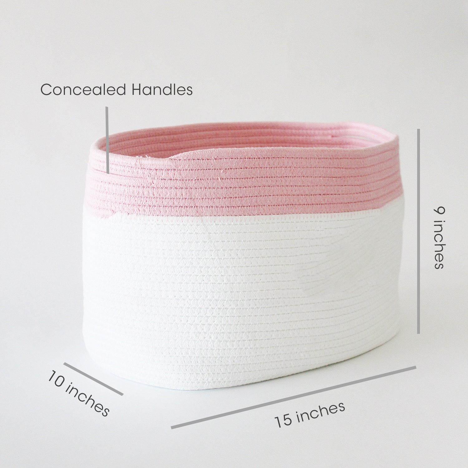 Personalized Storage Basket - Medium - Teddy Theme - Pink